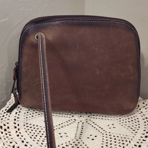 sTs Ranchwear By Carroll Baroness Weezy Crossbody Brown Leather Conceal Carry